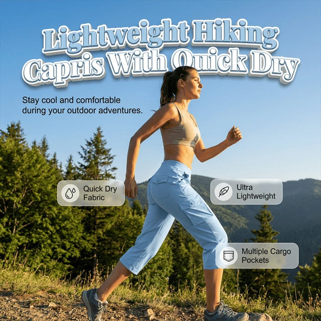Lightweight Quick-Dry Hiking Capris