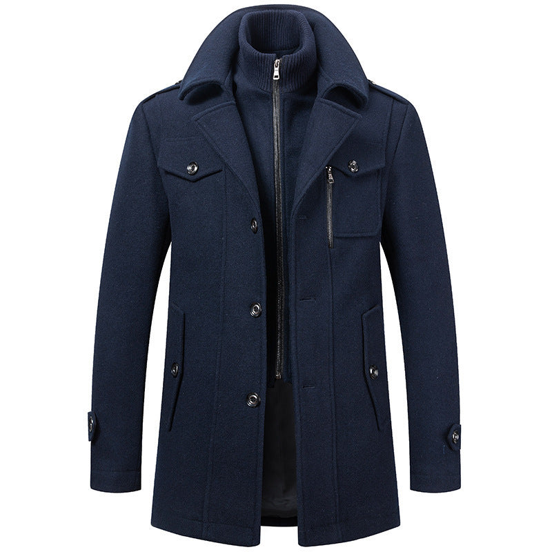 Classic Pure Wool Business Coat