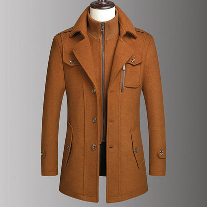 Classic Pure Wool Business Coat