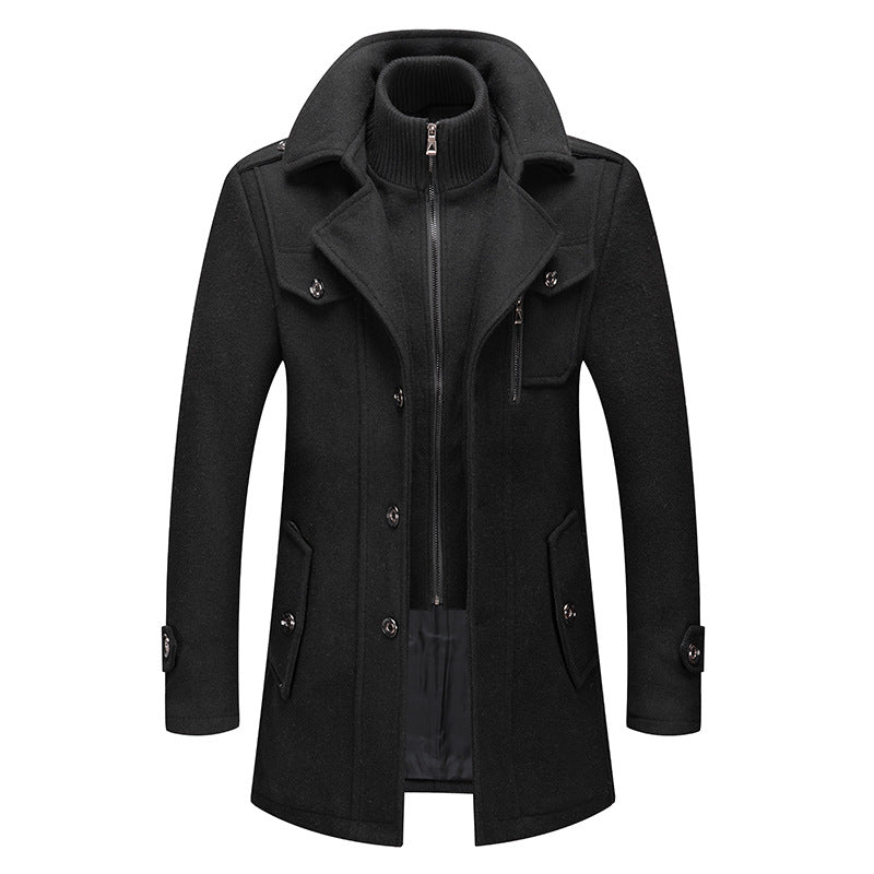 Classic Pure Wool Business Coat