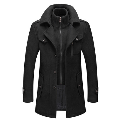 Classic Pure Wool Business Coat