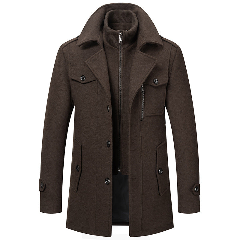 Classic Pure Wool Business Coat
