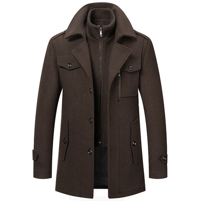Classic Pure Wool Business Coat