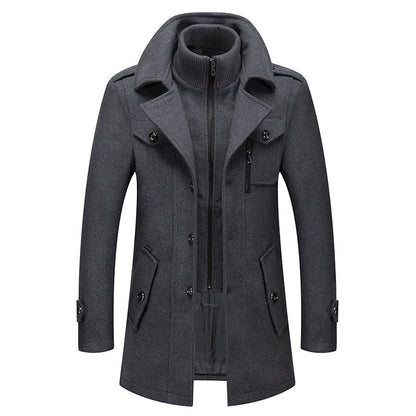 Classic Pure Wool Business Coat